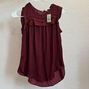 LOFT sleeveless blouse (new with tags!)